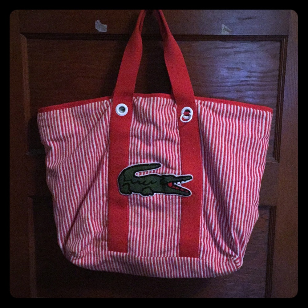 Lacoste Beach Bag with Accessories Pouch